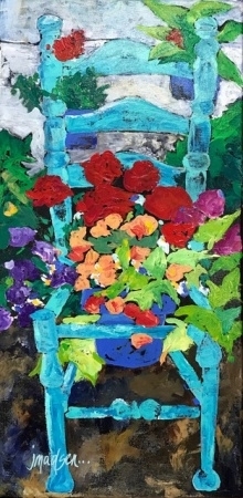 The Turquoise Garden Chair