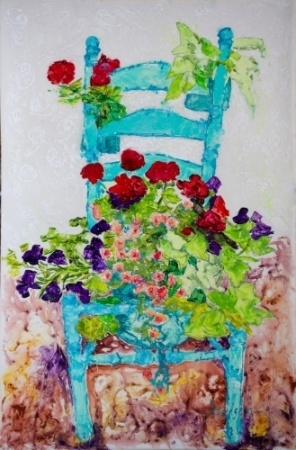 The Old Turquoise Chair